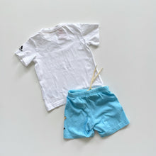 Load image into Gallery viewer, Adidas Essentials Organic Cotton Tee and Shorts Set (9-12m)
