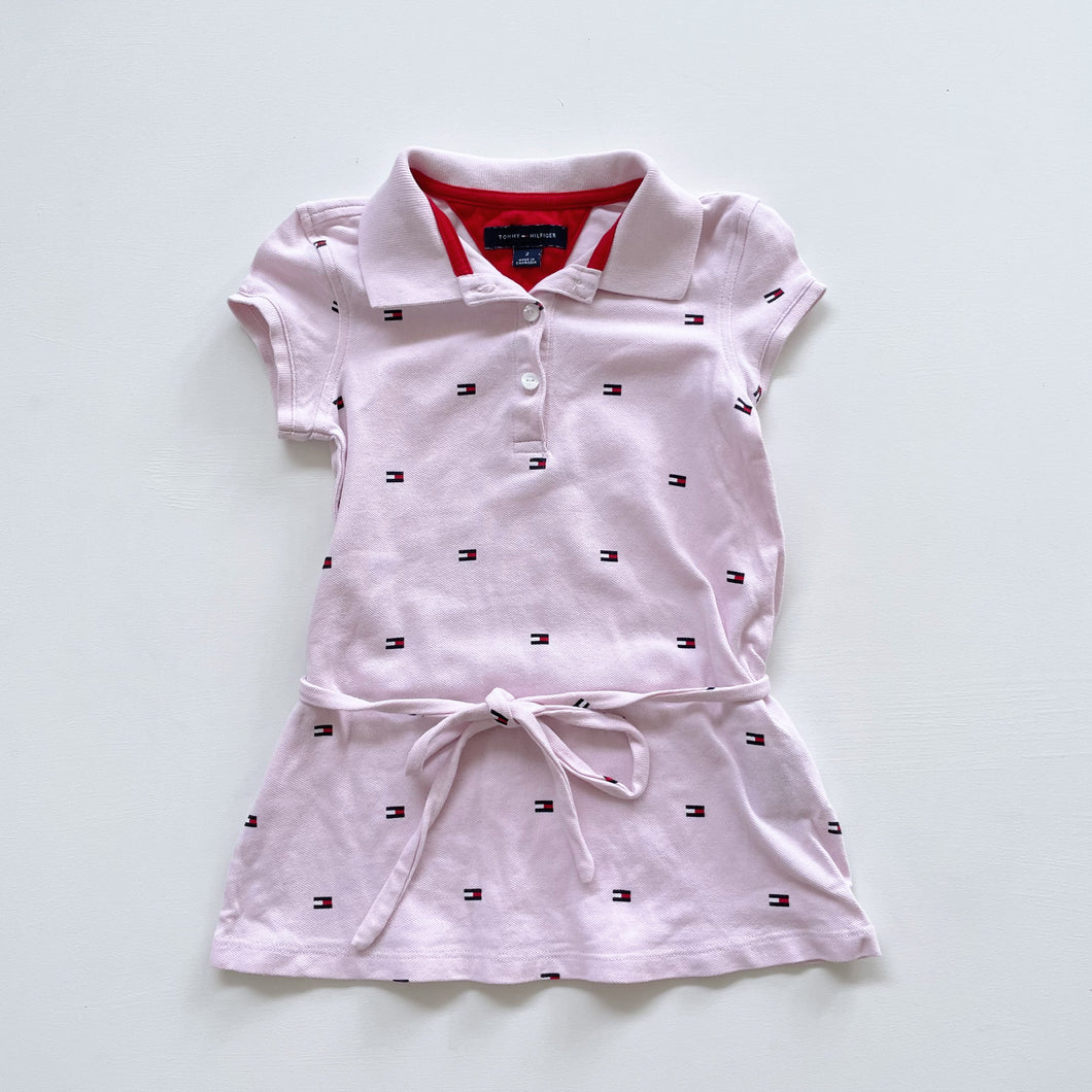 Tommy Hilfiger Logo Dress Pink (2y)