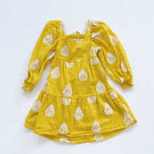 Load image into Gallery viewer, Country Road Bright Yellow Embroidered Dress (3y)
