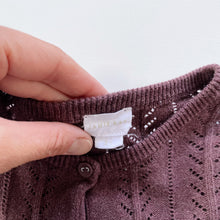 Load image into Gallery viewer, Jamie Kay Knit Cardigan Wild Plum (3y)
