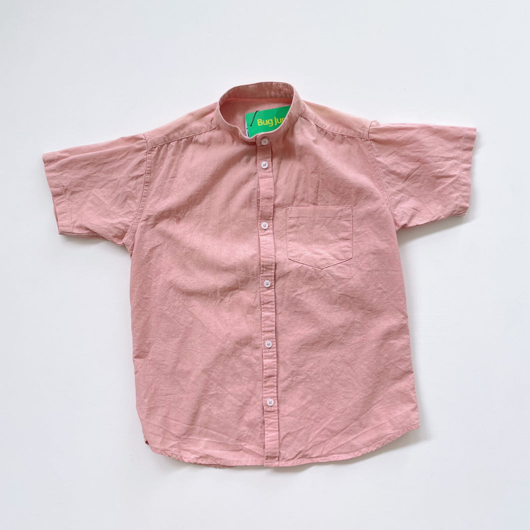 Salmon Linen Shirt (8y)