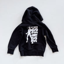 Load image into Gallery viewer, Marvel Spiderman Hooded Jumper Black/White (5y)
