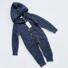 Load image into Gallery viewer, Jamie Kay Knit All-In-One Navy NEW (2y)
