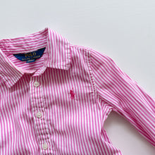Load image into Gallery viewer, Ralph Lauren Pink Pinstripes Shirt Dress (3y)
