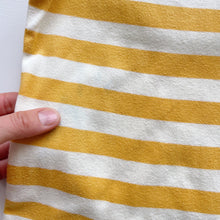 Load image into Gallery viewer, Katvig Organic Onesie Yellow Stripes (0-3m)
