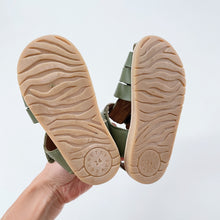 Load image into Gallery viewer, Pretty Brave Velcro Green Leather Sandals (EU24)
