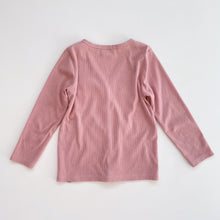 Load image into Gallery viewer, Beau Hudson L/S Top Rib Pink (5y)

