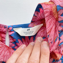 Load image into Gallery viewer, H&amp;M Floral Dress Pink Sunflowers (3y)
