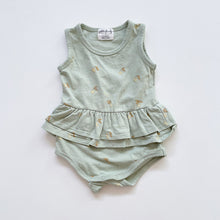 Load image into Gallery viewer, Wilson &amp; Frenchy Romper Green Pears (6-12m)

