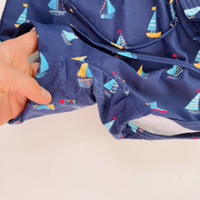 Load image into Gallery viewer, Nature Baby Swimsuit + Swim Hat Sails (2y)
