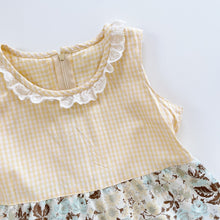 Load image into Gallery viewer, Beautiful Handmade Tiered Dress (6-7y)
