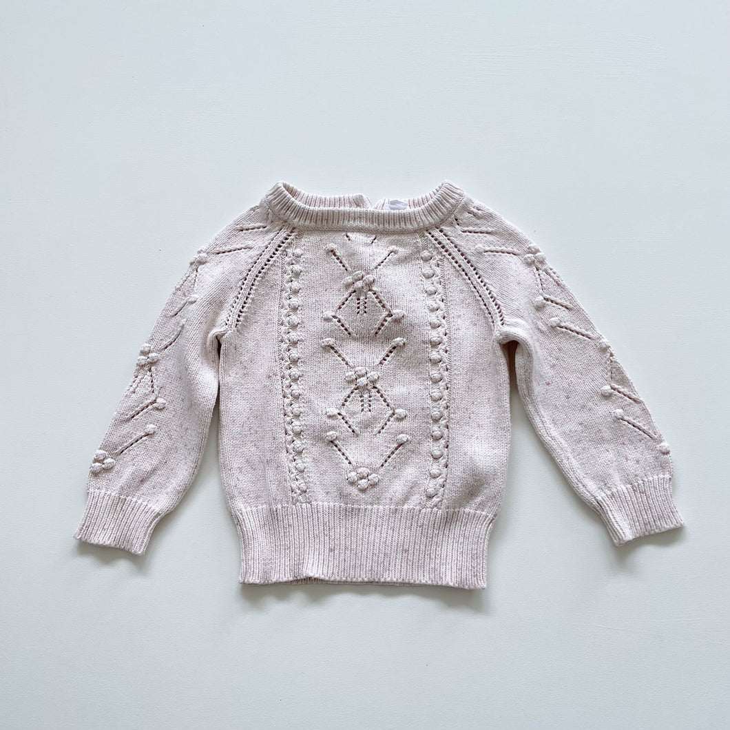 Jamie Kay Knit Jumper Pastel Fleck (1y)
