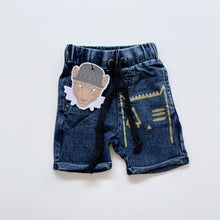 Load image into Gallery viewer, Band of Boys My Name is Fred Track Shorts Denim Blue NEW (2y)
