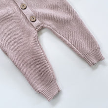 Load image into Gallery viewer, Jamie Kay Knit Jack Playsuit - Dusty Lilac Marle NEW (1y)

