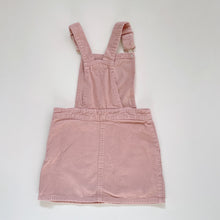 Load image into Gallery viewer, Pink Cord Pinafore Dress (7y)
