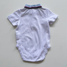 Load image into Gallery viewer, epk Polo Collared Bodysuit White / Bike (1y)
