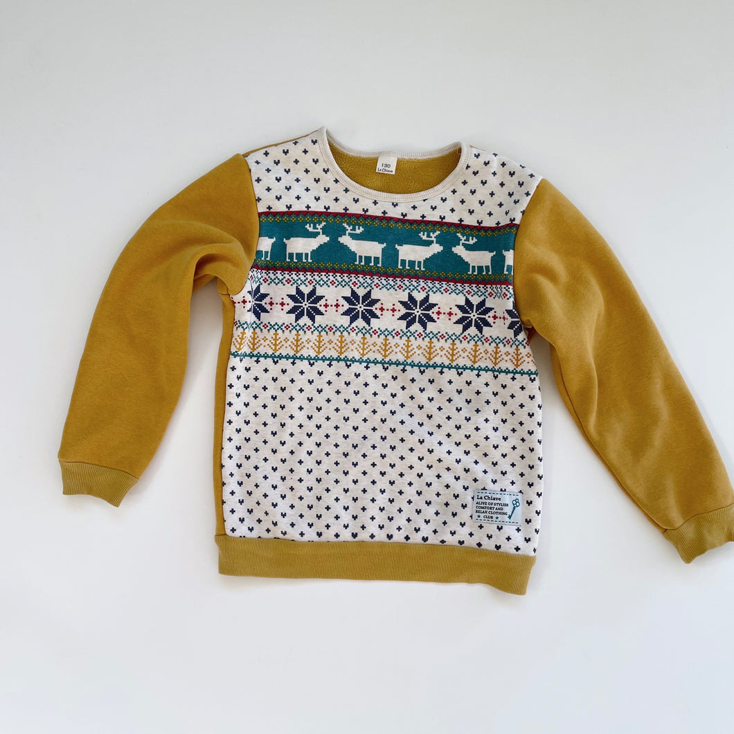 Mustard Xmas Sweater (9-10y)