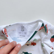 Load image into Gallery viewer, BABU Organic Bodysuit L/S On The Farm (0-3m)
