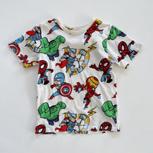 Load image into Gallery viewer, Marvel TM Beige/Colourful Characters T-Shirt (5y)
