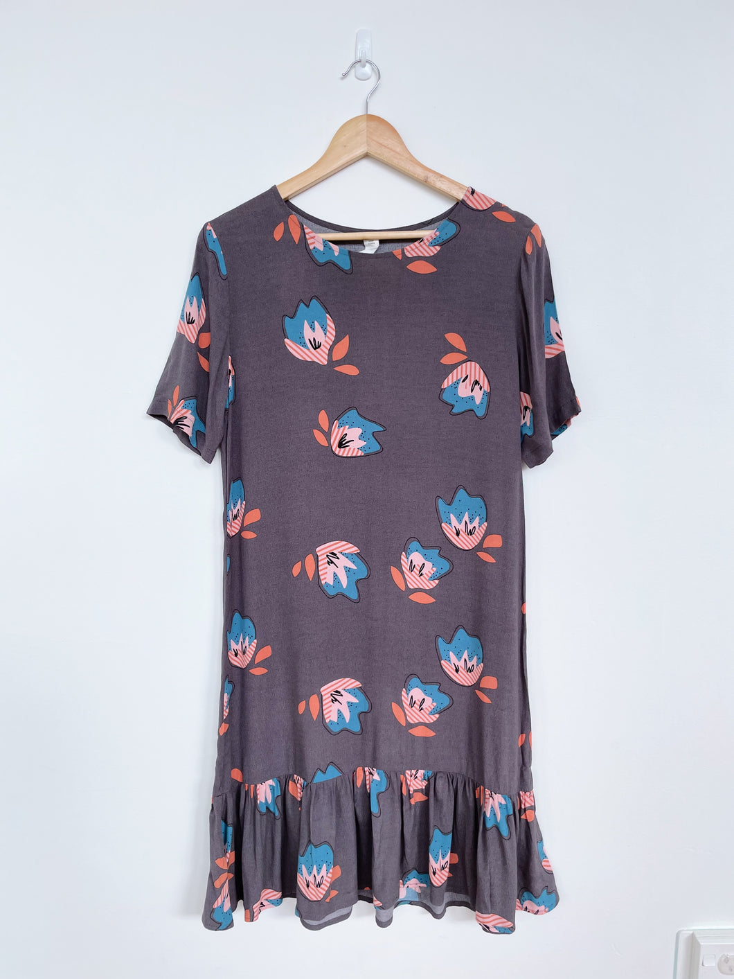 Elm Grey/Floral Dress (S)