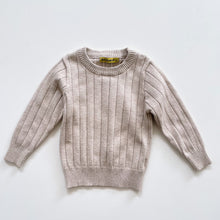 Load image into Gallery viewer, Beige Rib Knit Jumper (2y)
