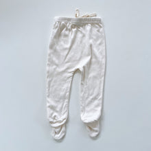 Load image into Gallery viewer, Nature Baby Organic Cotton Footed Pants Cream (6-12m)
