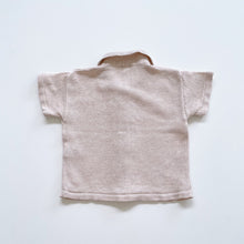 Load image into Gallery viewer, Grown Linen Button Shirt Beige (6-12m)
