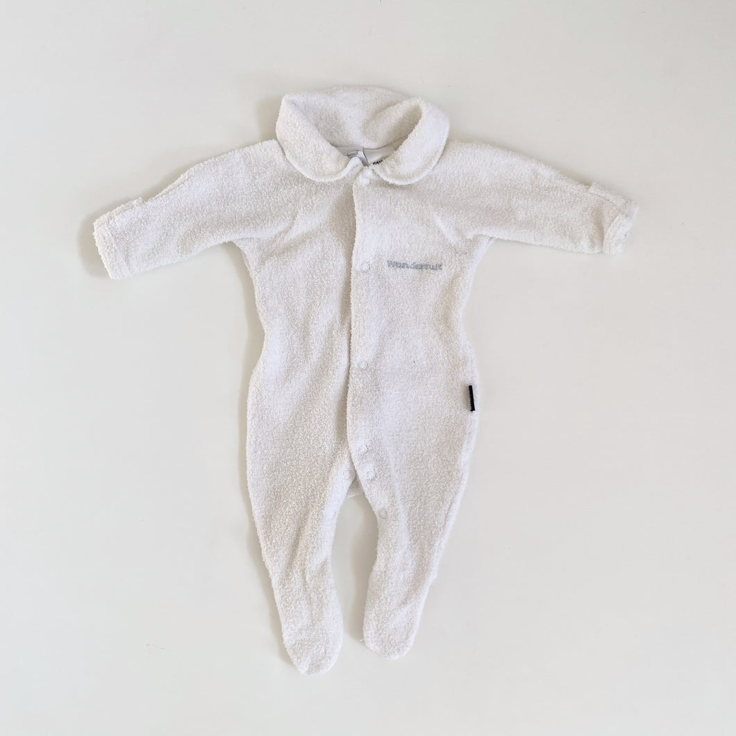 Bonds Terry Wondersuit White (newborn)