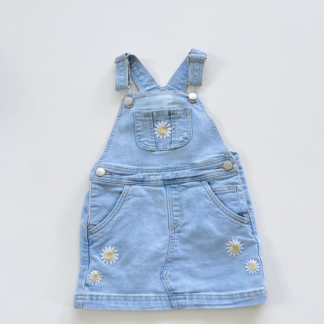 Cute Kindy Pinafore Dress Blue Denim (3y)