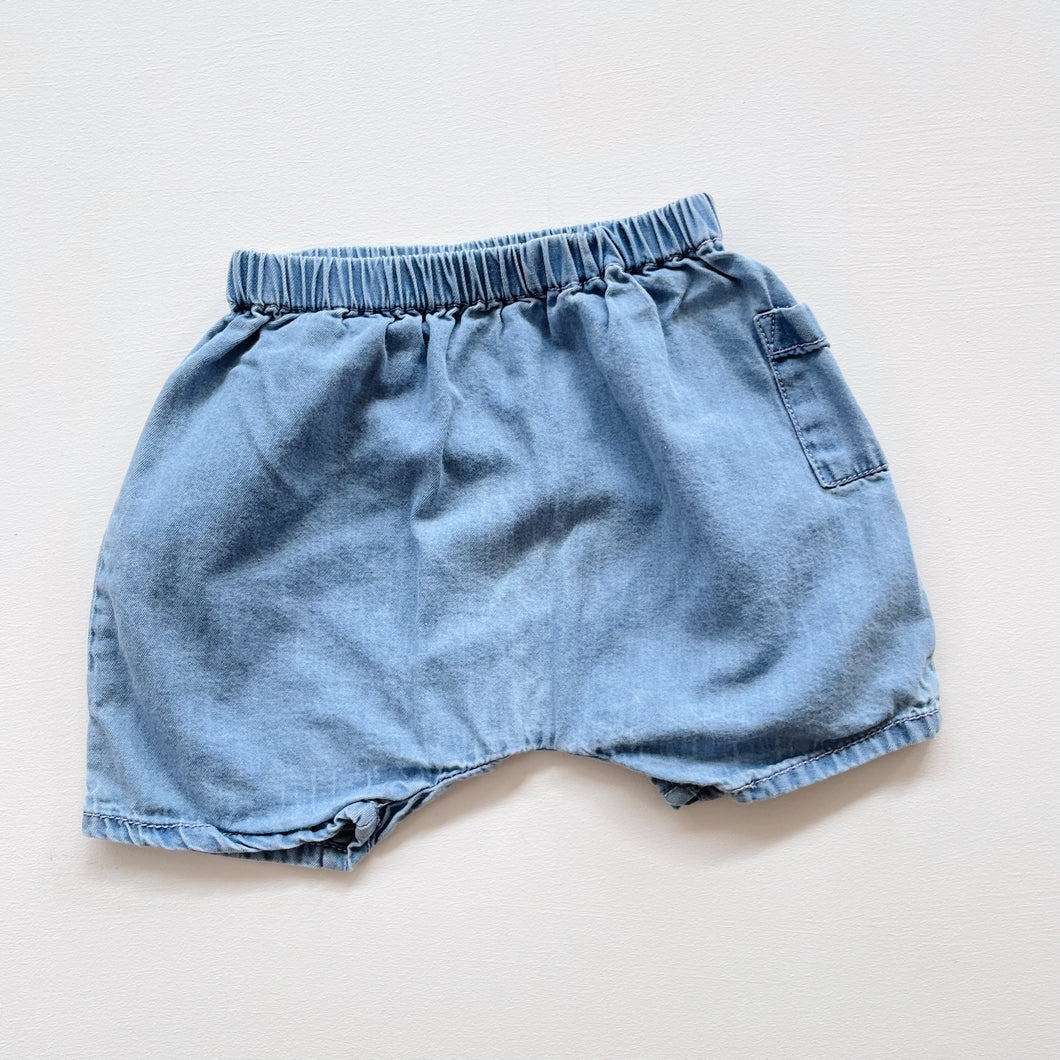 Nature Baby Organic Denim Shorts (3-6m)