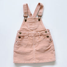 Load image into Gallery viewer, Jamie Kay Cord Pinafore Dress Peach (3y)
