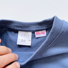 Load image into Gallery viewer, Zara L/S Tee Blue (18-24m)
