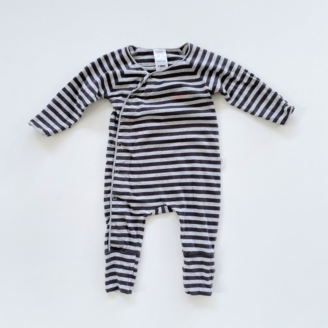 Bonds Cozysuit All-In-One Stripes (0-3m)