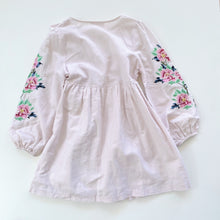 Load image into Gallery viewer, Petite Amalie Linen Embroidered Dress (14y)
