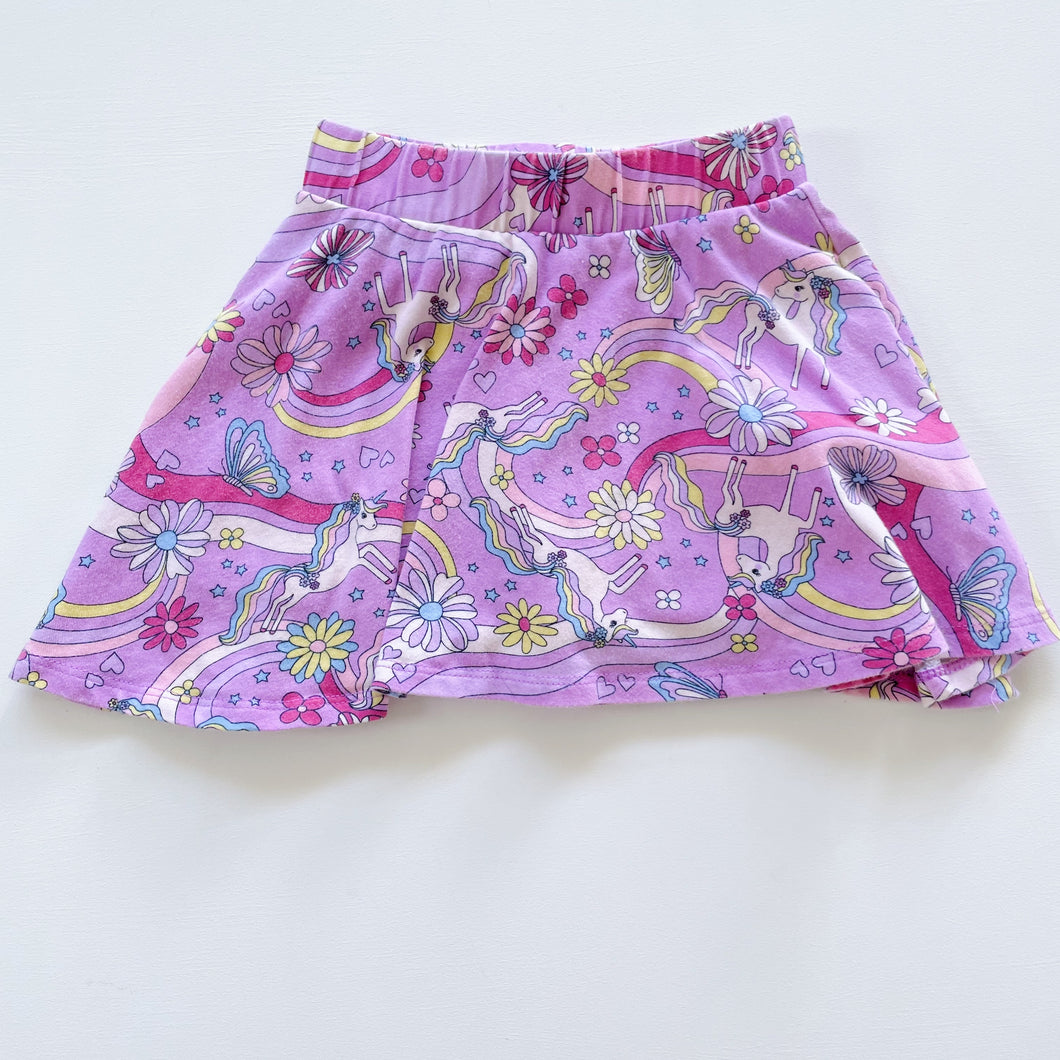 Mac & Ellie Purple Unicorn Skorts (2-3y)