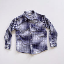 Load image into Gallery viewer, Navy Gingham Shirt (8y)
