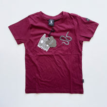 Load image into Gallery viewer, Band of Boys Maroon Snake Tee NEW (6y)
