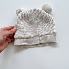 Load image into Gallery viewer, Toshi Organic Cotton Beanie Pom-Poms/ Beige (S/6-12m)
