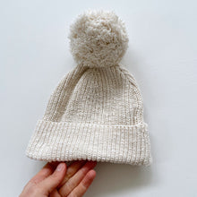 Load image into Gallery viewer, Ziggy Lou Knit Beanie Cream (1-2y)
