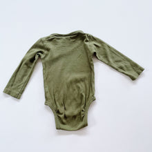 Load image into Gallery viewer, Buck &amp; Baa Organic L/S Bodysuit Green (3-6m)
