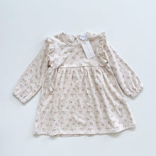 Load image into Gallery viewer, Jamie Kay Organic Ribbed Dress Frill Nina Watercolour NEW (2y)
