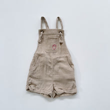 Load image into Gallery viewer, Mac &amp; Ellie Shortalls Green Muslin Cotton (4y)
