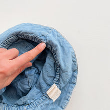 Load image into Gallery viewer, Nature Baby Sun Hat Blue Denim *small flaw (Large)
