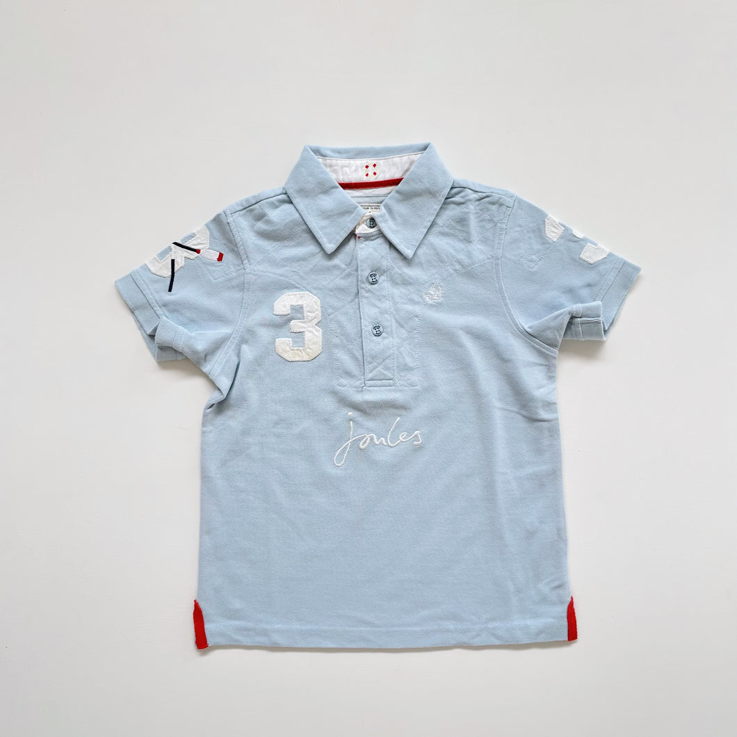 Joules Polo Powder Blue NEW (6y)