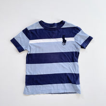 Load image into Gallery viewer, Polo by Ralph Lauren T-Shirt Blue Stripes (7y)
