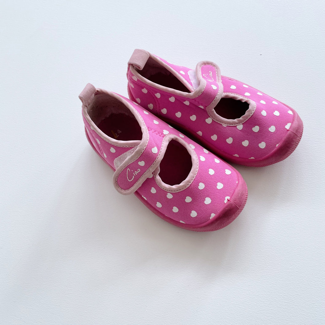 Ciao Beach Shoes Pink Hearts (EU24)