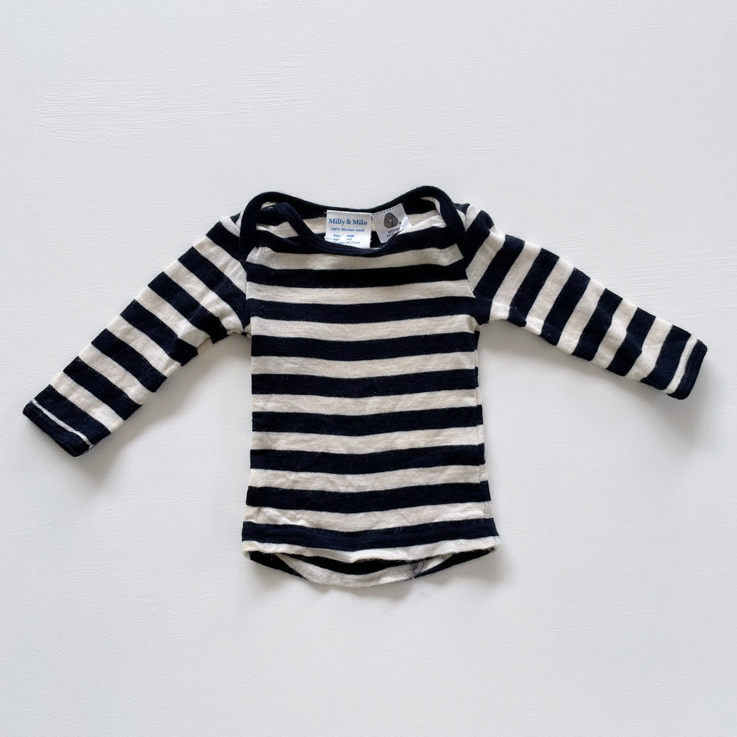 Milly & Milo Merino Top Stripes (newborn)