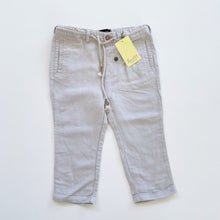 Load image into Gallery viewer, Bardot Junior Linen Pants Dove Grey NEW (12-18m)
