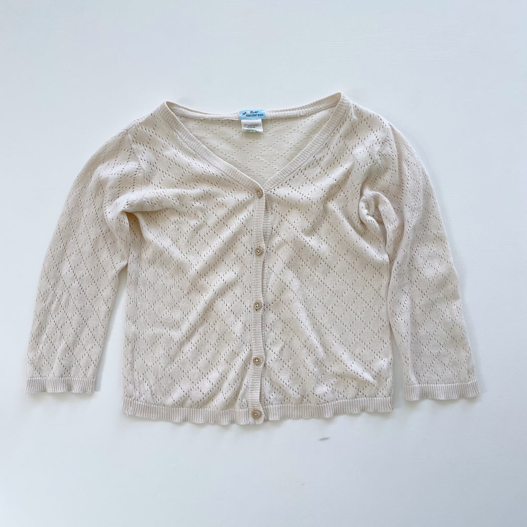 Nature Baby Organic Cotton Light Cardigan Beige (4y)