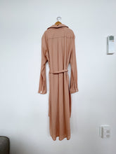 Load image into Gallery viewer, Bae Nursing/Pregnancy Linen Button Front Dress Pink (XS)
